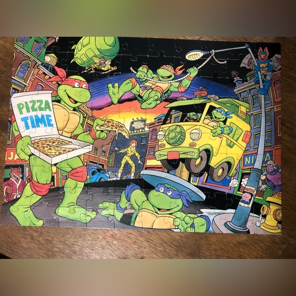 Teenage mutant ninja turtle 100 piece jigsaw puzzle. - Picture 2 of 3